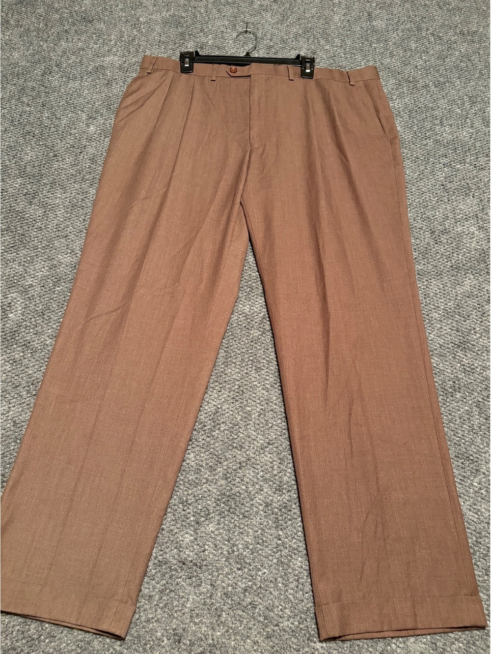 RALPH Ralph Lauren Vintage Pleated Brown Men's 42x32 Cuffed Dress Pants